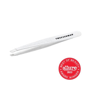 Allure Best of Beauty Award Winner Sparkle white Slant Tweezer