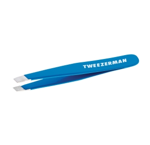 Blue Stainless Steel Tip Mini Slant Tweezer