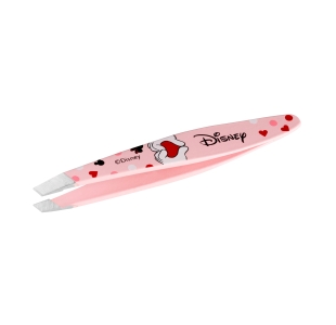 Pink Mini Slant Tweezer with Minnie Mouse and Pink Bow