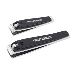 Black and Silver Toenail Clipper and Fingernail Clipper