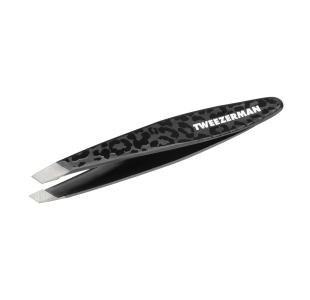 Black leopard print Mini Slant Tweezer