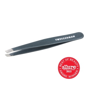 Blue Stone Slant Tweezer