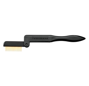 Black Folding Eyelash Comb