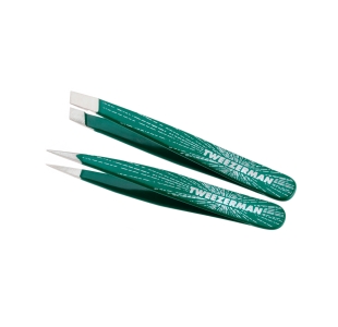 Emerald Shimmer Micro Mini Slant & Point Set