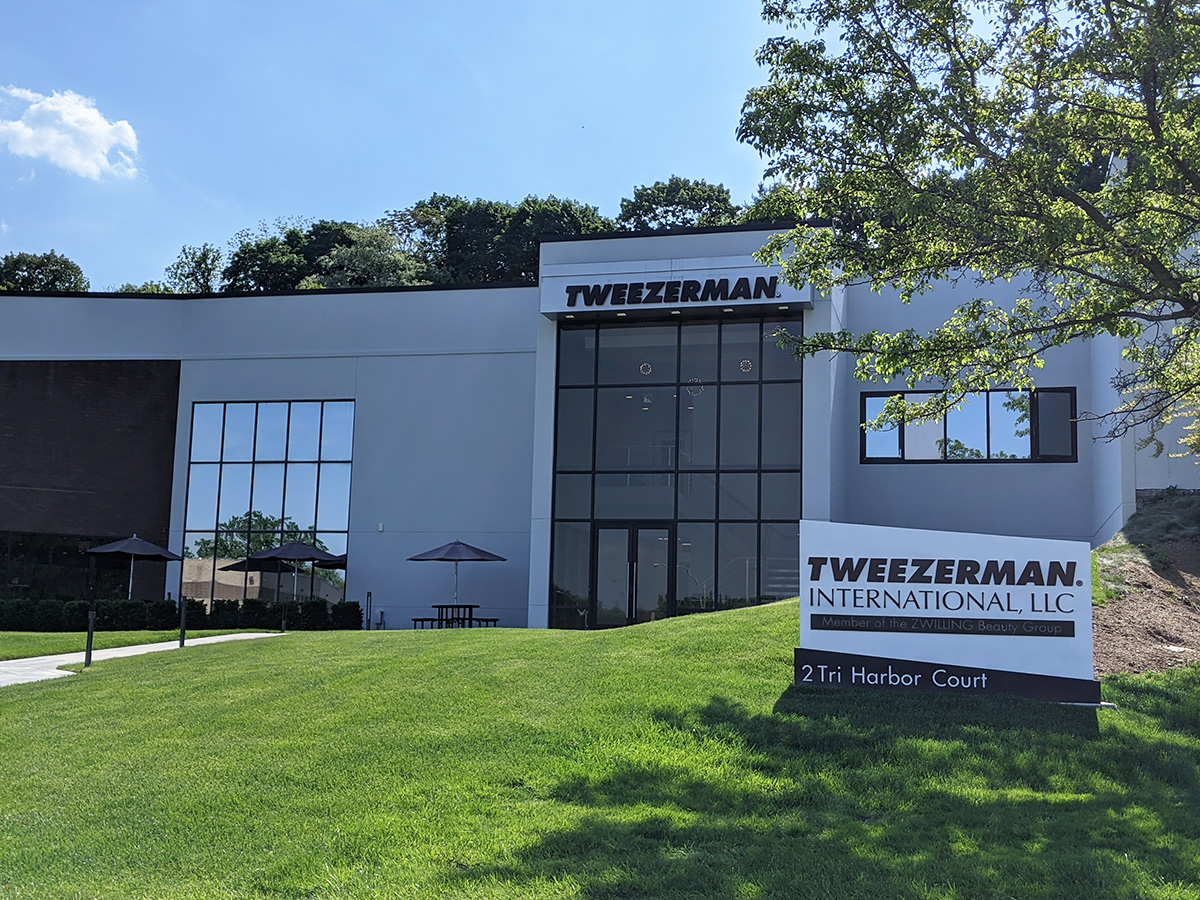 Pictured is Tweezerman International LLC building 